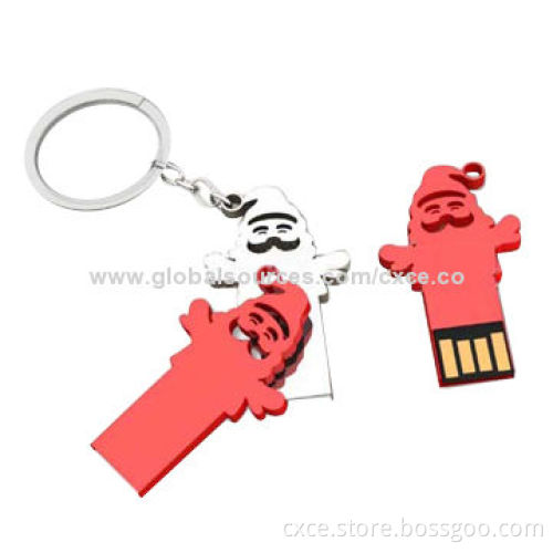 2GB/4GB/8GB/16GB/32GB/64GB High-speed Santa Claus Style USB Memory Stick
